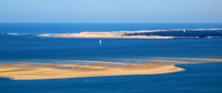 le banc d'arguin depuis la dune du pilat